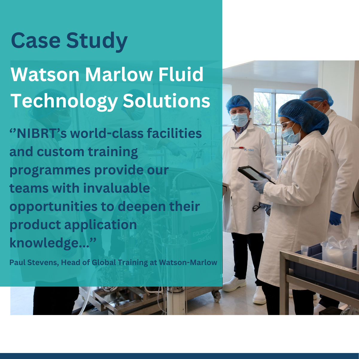 Case Study Watson Marlow Fluid Technology Solutions Training